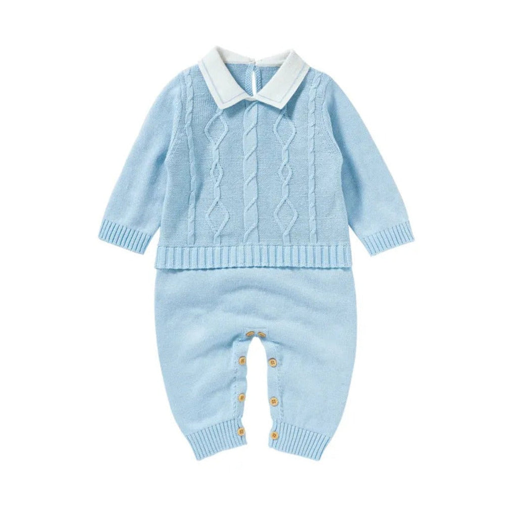 Merino Rampers dla Niemowląt – Luksusowy Dzianinowy Kombinezon Unisex