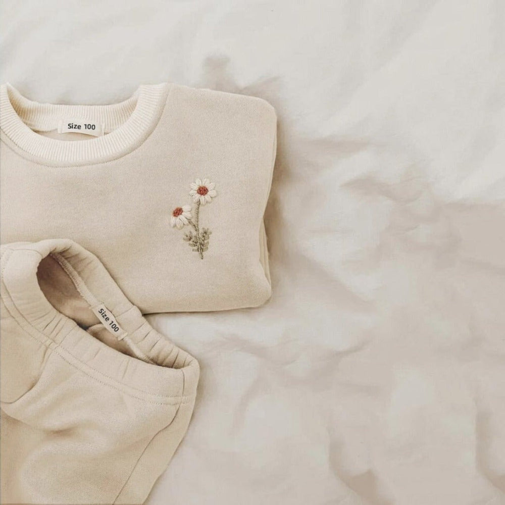 Unisex Cozy Zestaw 2-częściowy – Polarowa Bluza i Spodnie dla Niemowląt i Maluchów