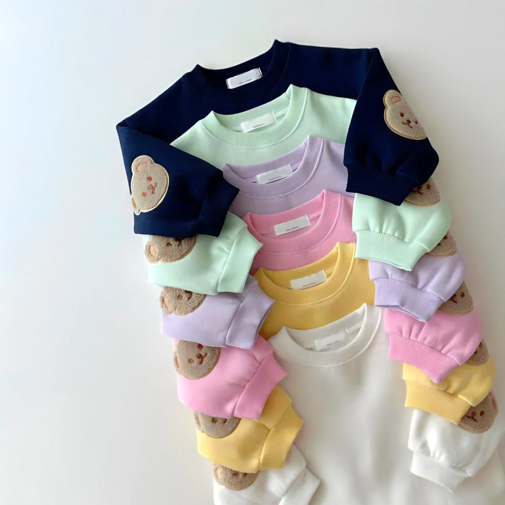 Zestaw Bluza i Spodnie Dresowe Unisex z Misiem (2-częściowy)
