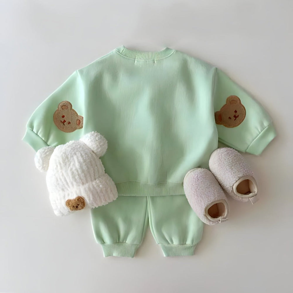 Zestaw Bluza i Spodnie Dresowe Unisex z Misiem (2-częściowy)