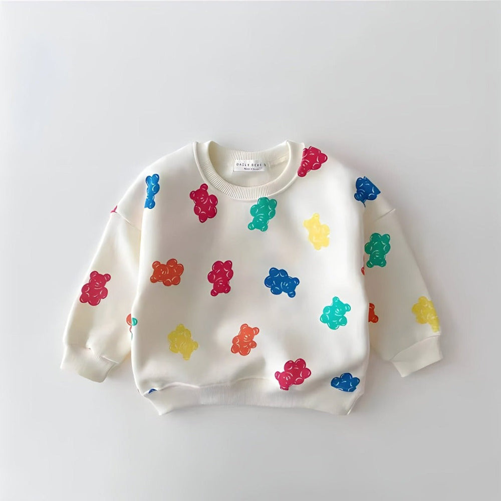 Zestaw 2-Częściowy Gummy Bear dla Niemowląt i Maluchów – Dres z Polarem