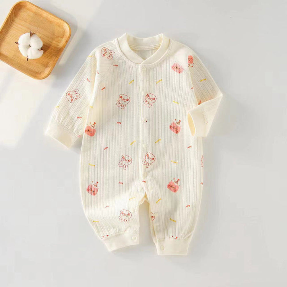 Supermiękkie Unisex Body dla Niemowląt z 100% Bawełny – Różne Urocze Printy