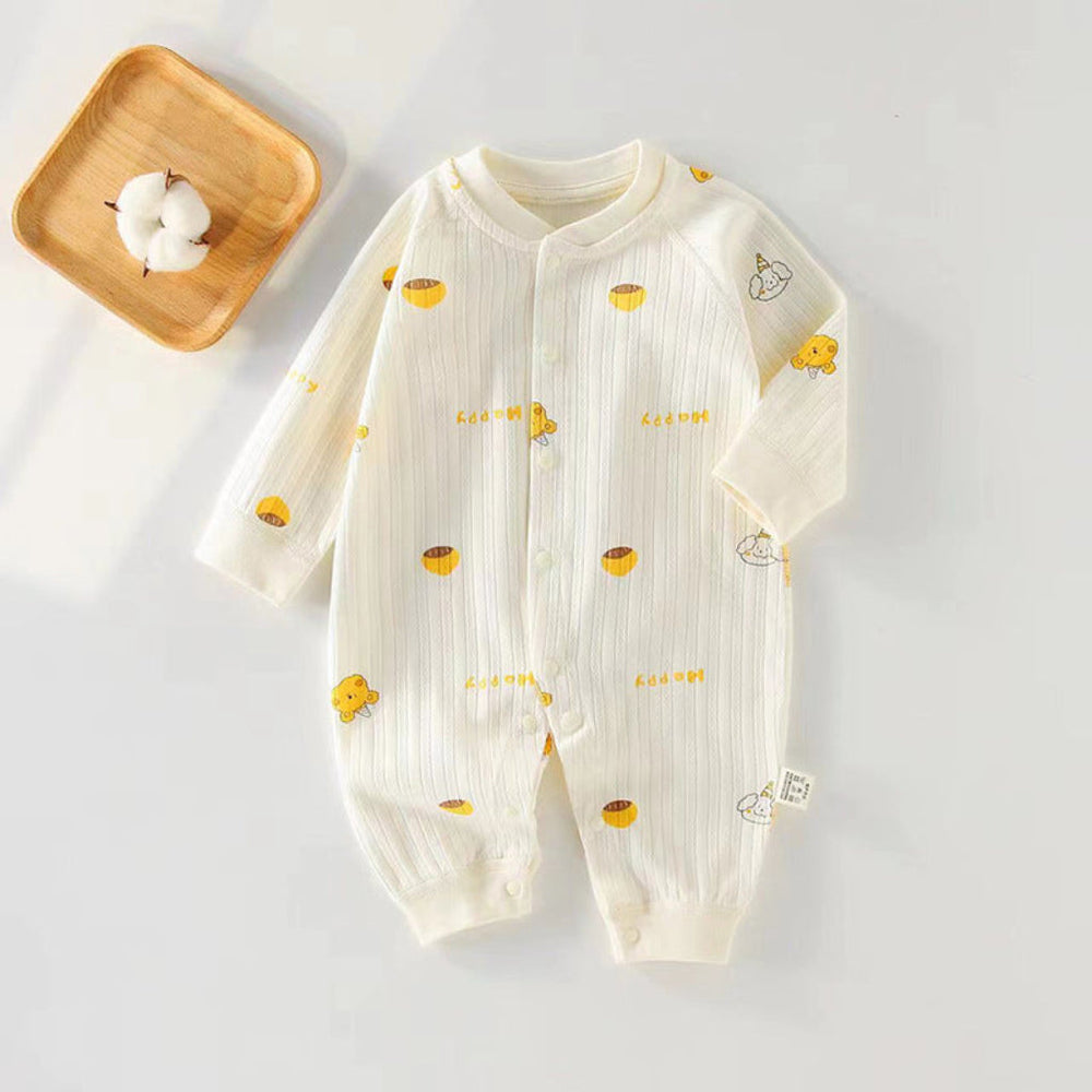 Supermiękkie Unisex Body dla Niemowląt z 100% Bawełny – Różne Urocze Printy
