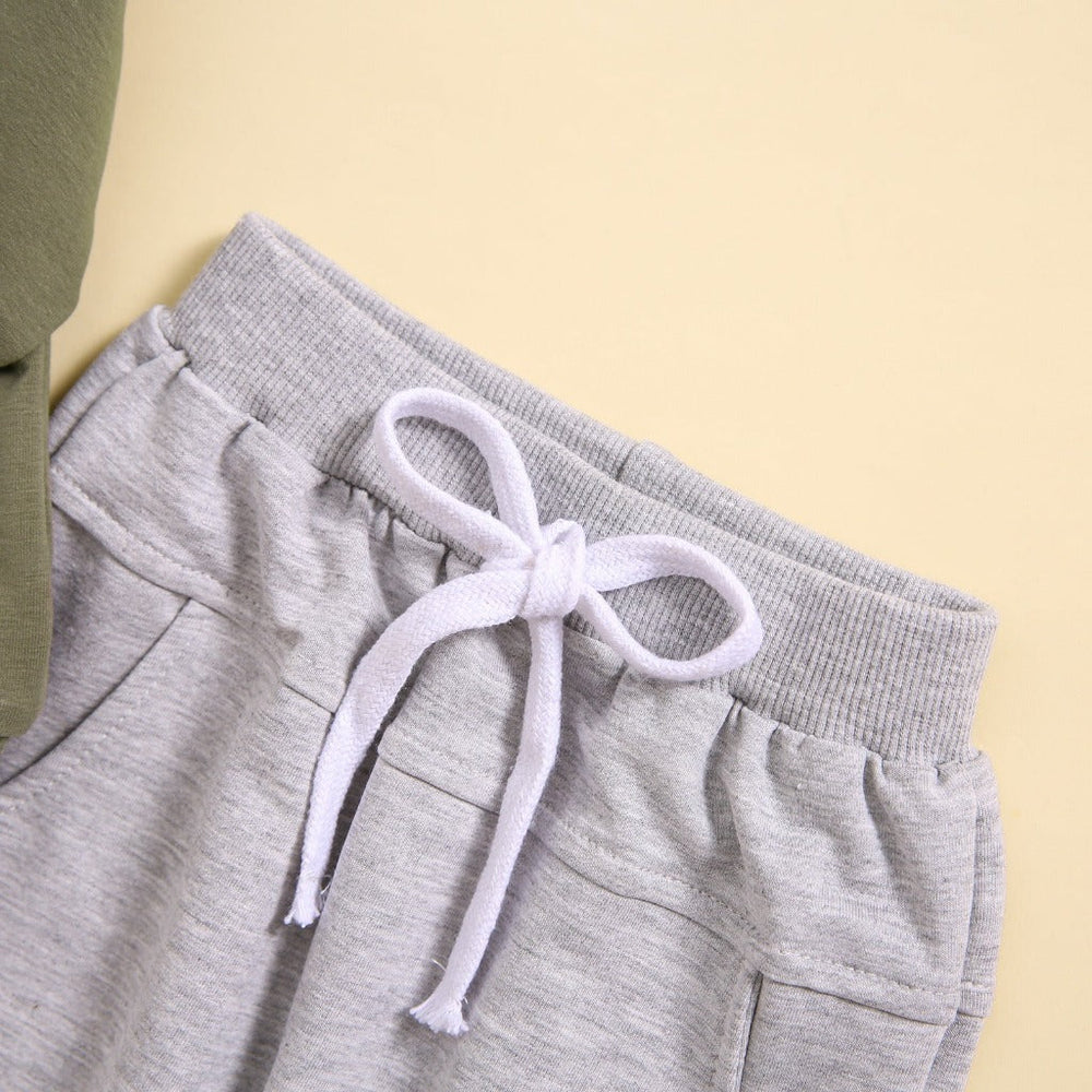 Little Dude Zestaw 2-częściowy dla Niemowląt i Maluchów – Wygodna Bluza i Spodnie Dresowe