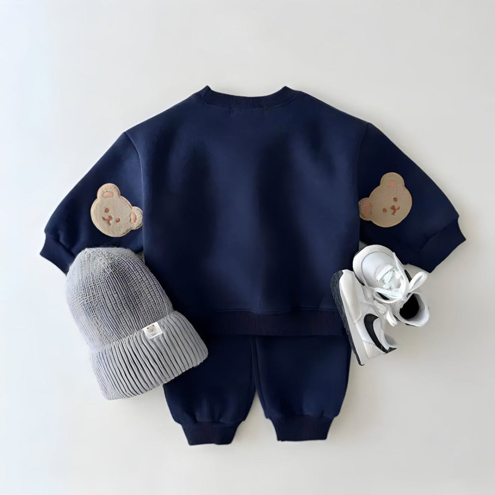 Zestaw Bluza i Spodnie Dresowe Unisex z Misiem (2-częściowy)