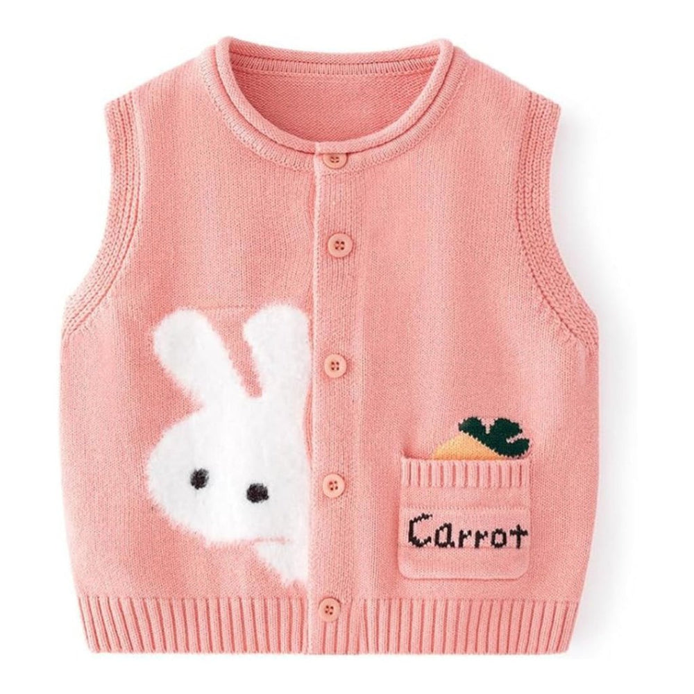 Kamizelka Dziecięca Rabbit Ears z 100% Dzielonej Bawełny