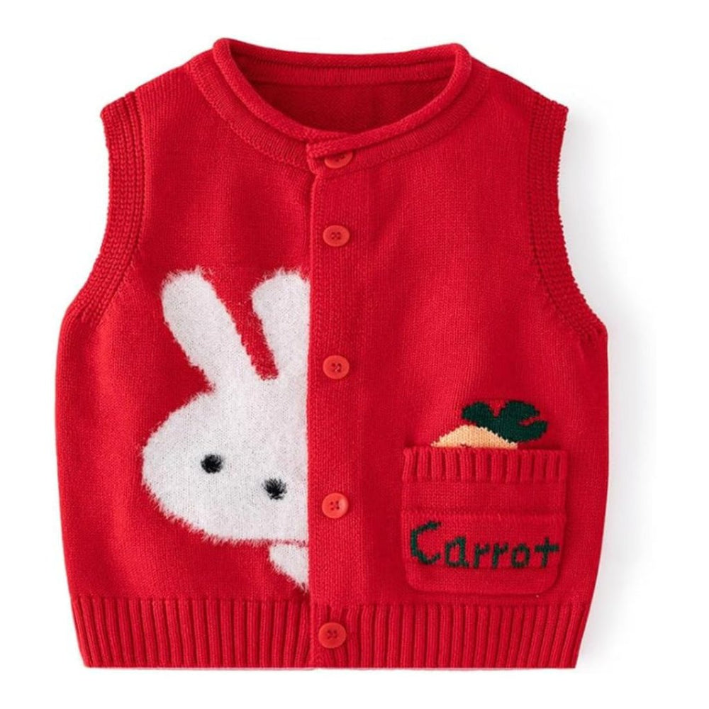 Kamizelka Dziecięca Rabbit Ears z 100% Dzielonej Bawełny