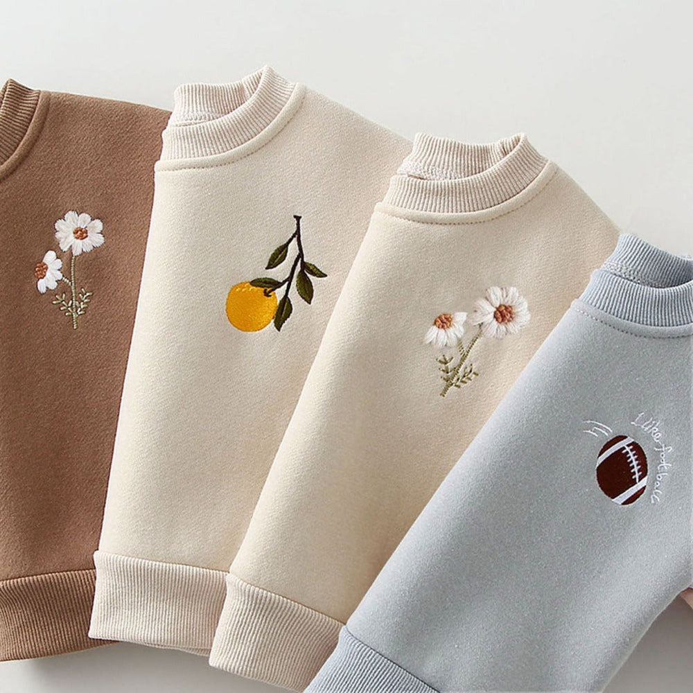 Unisex Cozy Zestaw 2-częściowy – Polarowa Bluza i Spodnie dla Niemowląt i Maluchów