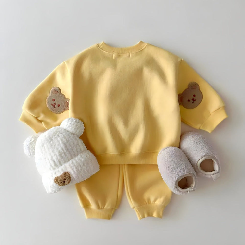 Zestaw Bluza i Spodnie Dresowe Unisex z Misiem (2-częściowy)