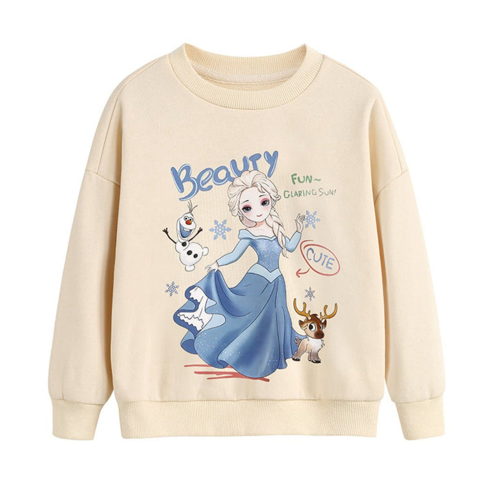 Unisex Beżowa Bluza Ikona – Miękka i Ponadczasowa Bluza