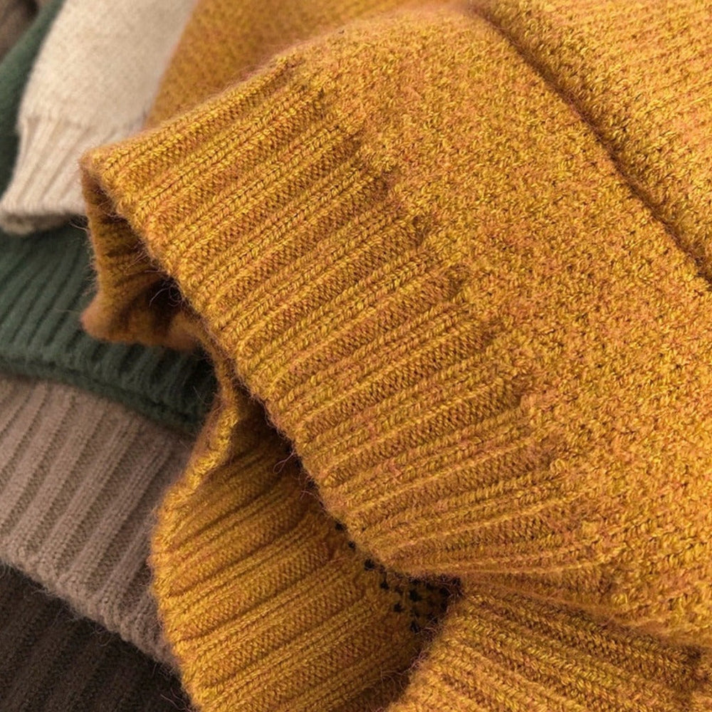 Unisex Dziecięcy Sweter Zimowy ze Zwierzątkami – Ciepły Dziergany Sweterek