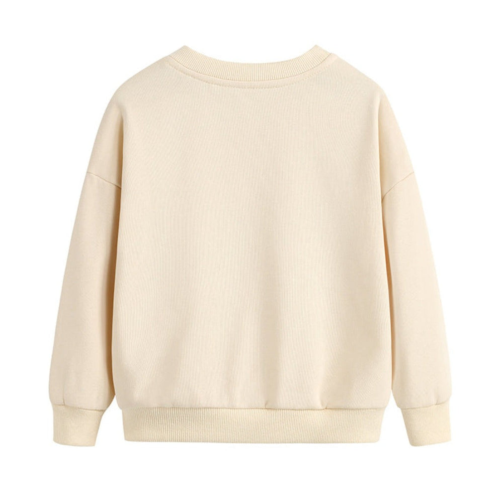 Unisex Beżowa Bluza Ikona – Miękka i Ponadczasowa Bluza