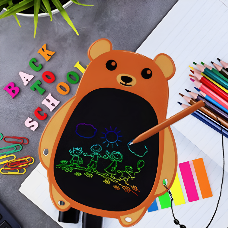 Wielokrotnego Użytku Tablet LCD do Rysowania dla Dzieci – Kształt Zwierzątka | GlowCritter
