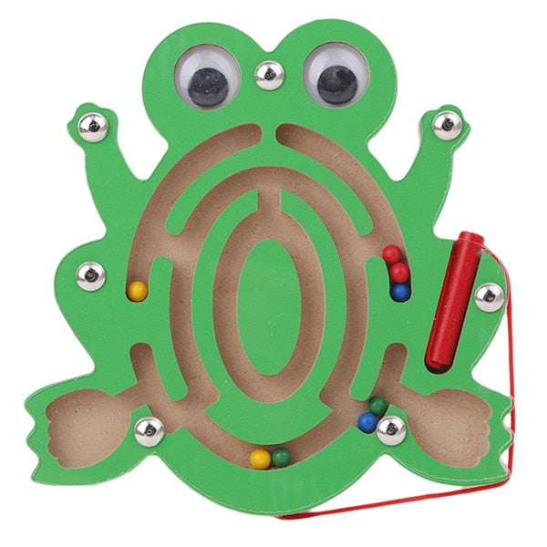 BrainMaze Explorer – Montessori Magnetyczny Labirynt dla Dzieci 3+ | Rozwój Poznawczy i Zabawa Rozwijająca Rozwiązywanie Problemów