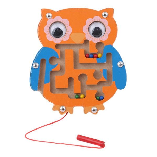BrainMaze Explorer – Montessori Magnetyczny Labirynt dla Dzieci 3+ | Rozwój Poznawczy i Zabawa Rozwijająca Rozwiązywanie Problemów