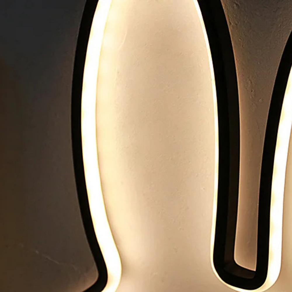 Lampka Nocna Królik do Sypialni – Ładowalna i Miękkie Światło dla Dzieci