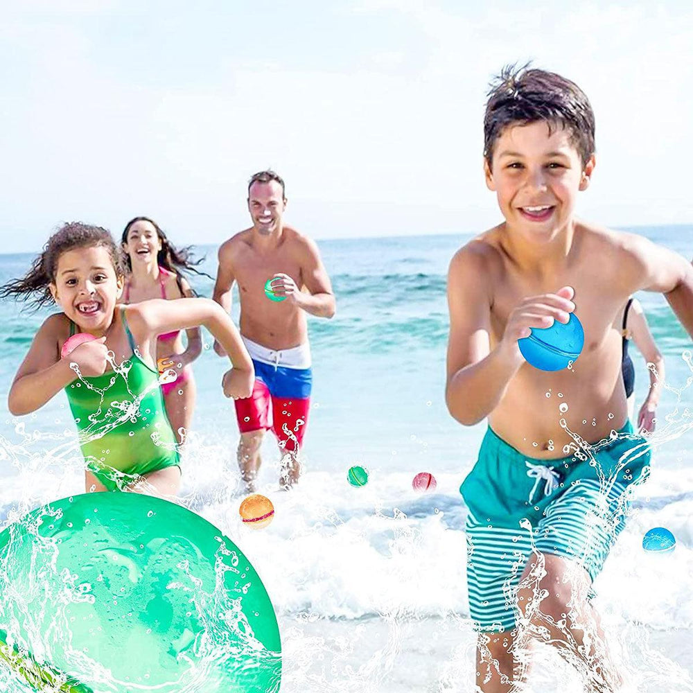 SplashPlay Wielorazowe Balony Wodne – Szybkie Napełnianie, Bezpieczne i Trwałe dla Dzieci od 3 Roku Życia