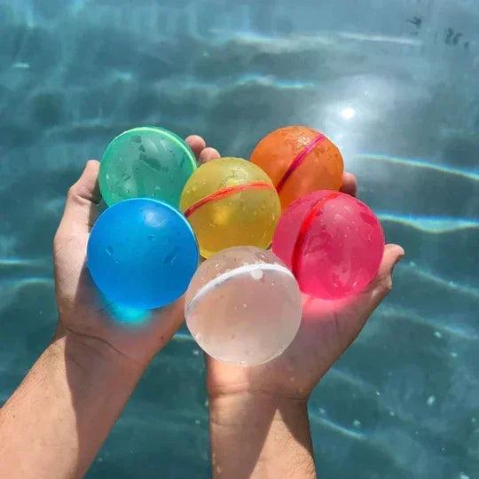 SplashPlay Wielorazowe Balony Wodne – Szybkie Napełnianie, Bezpieczne i Trwałe dla Dzieci od 3 Roku Życia