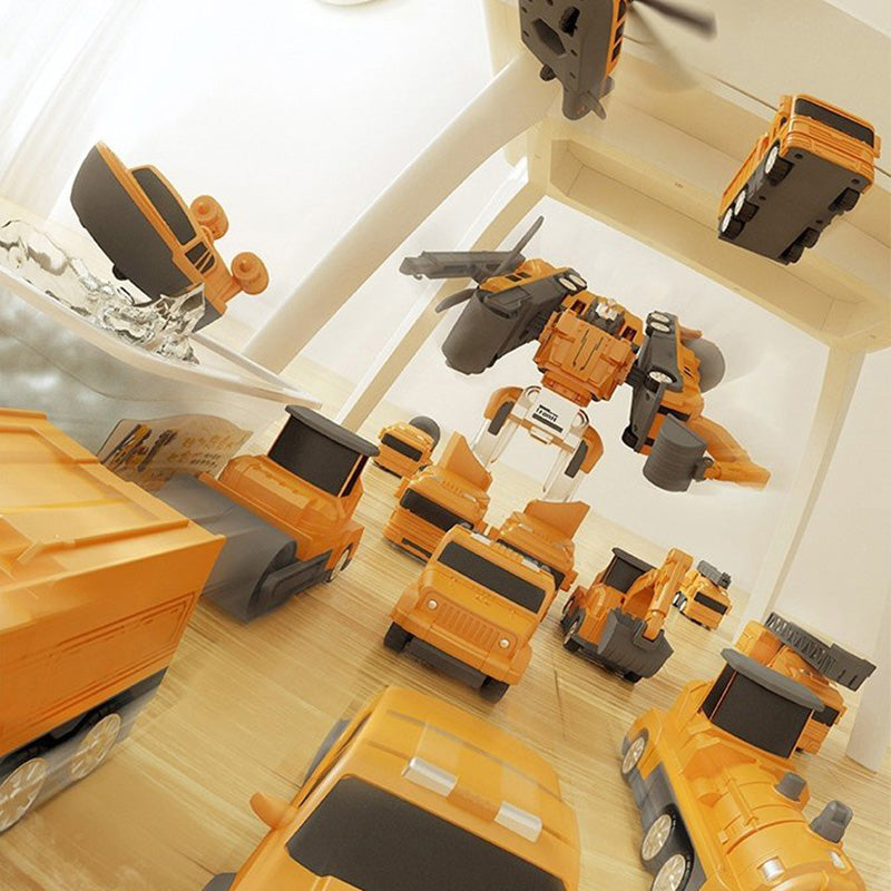 Magnetyczna Zabawka Konstrukcyjna dla Dzieci – 26-częściowy Zestaw Kreatywnych Pojazdów i Robotów | BuildoMag