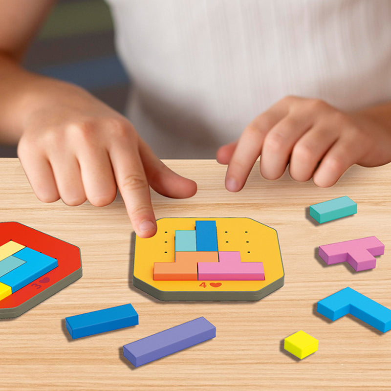 LogicShape Lab Edukacyjna Układanka | Interaktywna Zabawka Montessori do Mądrej Nauki i Kreatywnej Zabawy