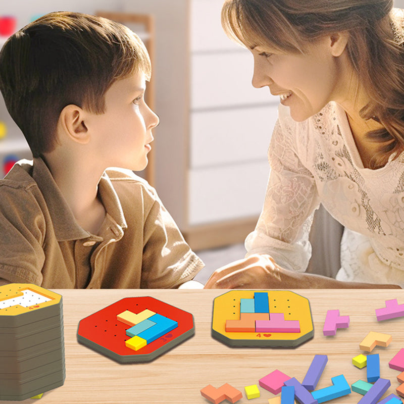 LogicShape Lab Edukacyjna Układanka | Interaktywna Zabawka Montessori do Mądrej Nauki i Kreatywnej Zabawy