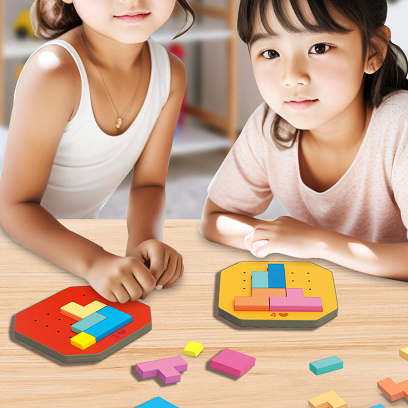 LogicShape Lab Edukacyjna Układanka | Interaktywna Zabawka Montessori do Mądrej Nauki i Kreatywnej Zabawy