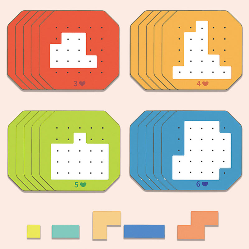 LogicShape Lab Edukacyjna Układanka | Interaktywna Zabawka Montessori do Mądrej Nauki i Kreatywnej Zabawy