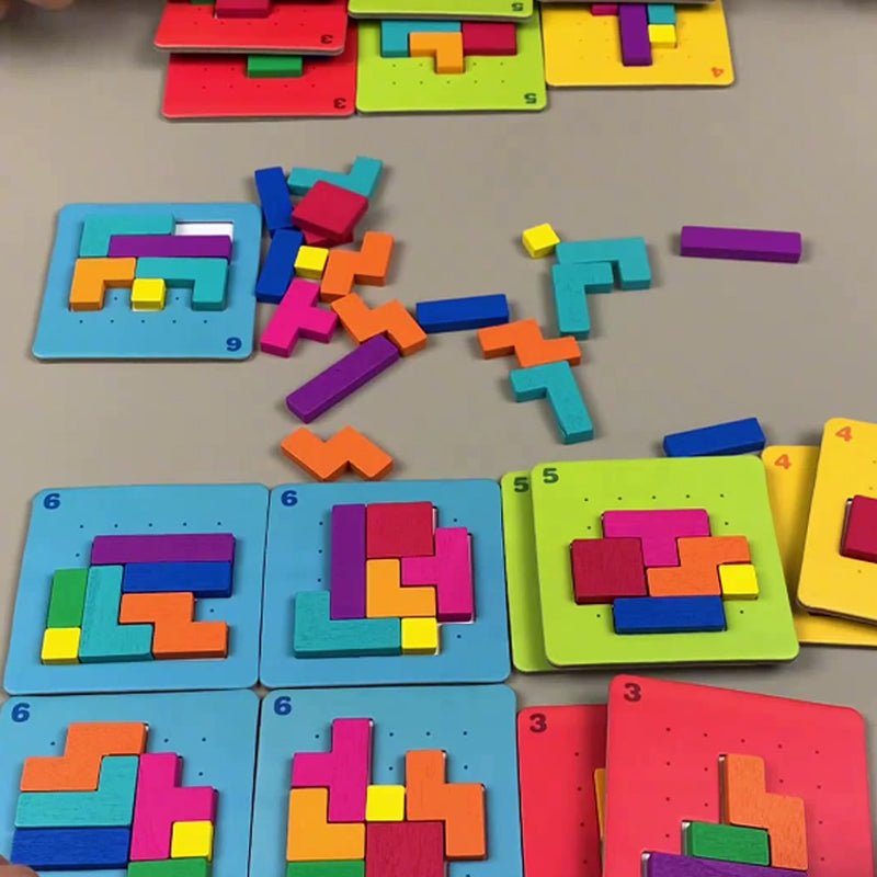 LogicShape Lab Edukacyjna Układanka | Interaktywna Zabawka Montessori do Mądrej Nauki i Kreatywnej Zabawy