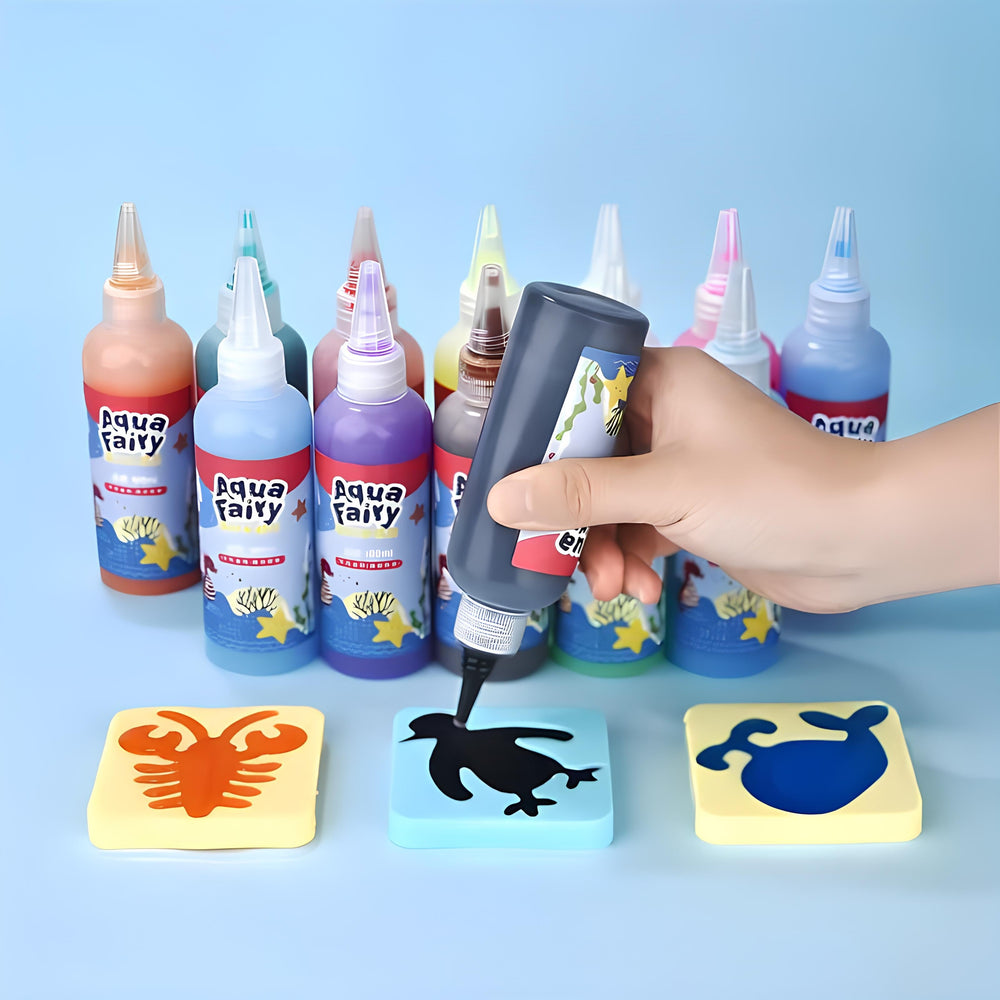 Magiczny Zestaw Kreatywny z Wodą dla Dzieci – Twórz i Baw się Kolorowymi Zwierzątkami +3 Lata