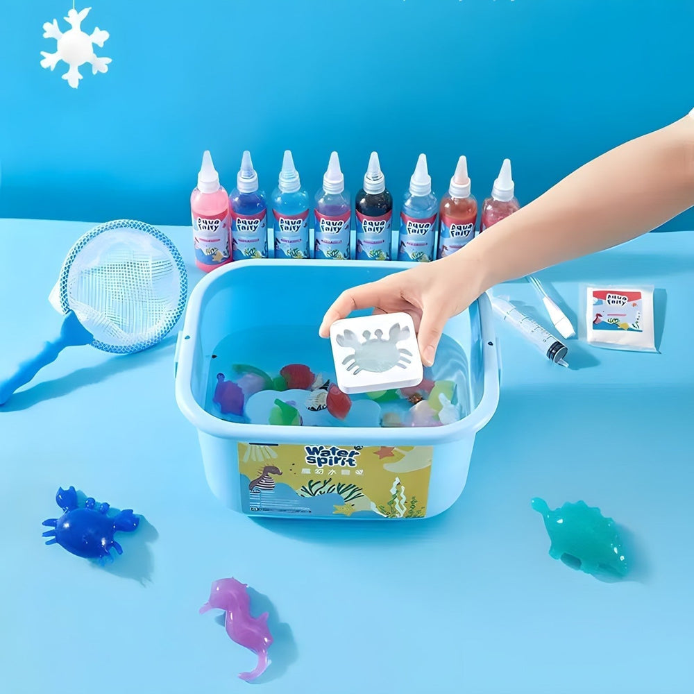 Magiczny Zestaw Kreatywny z Wodą dla Dzieci – Twórz i Baw się Kolorowymi Zwierzątkami +3 Lata