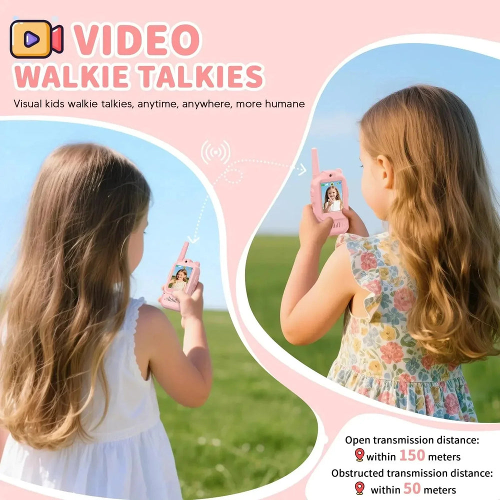 Wideo Krótkofalówka dla Dzieci z Ekranem – Komunikacja 2-kierunkowa