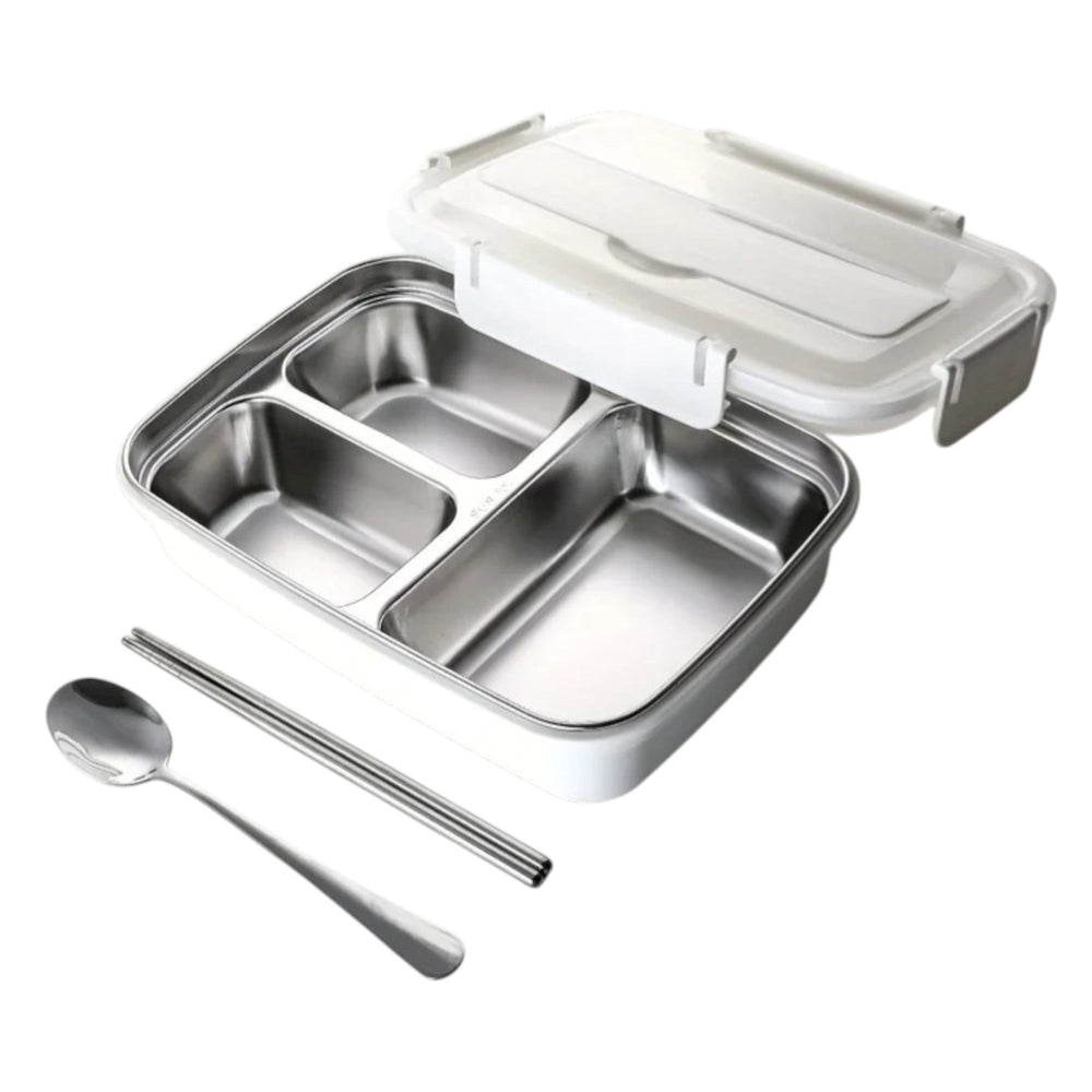Stalowy Lunchbox Szczelny – Bento Box do Szkoły i Pracy