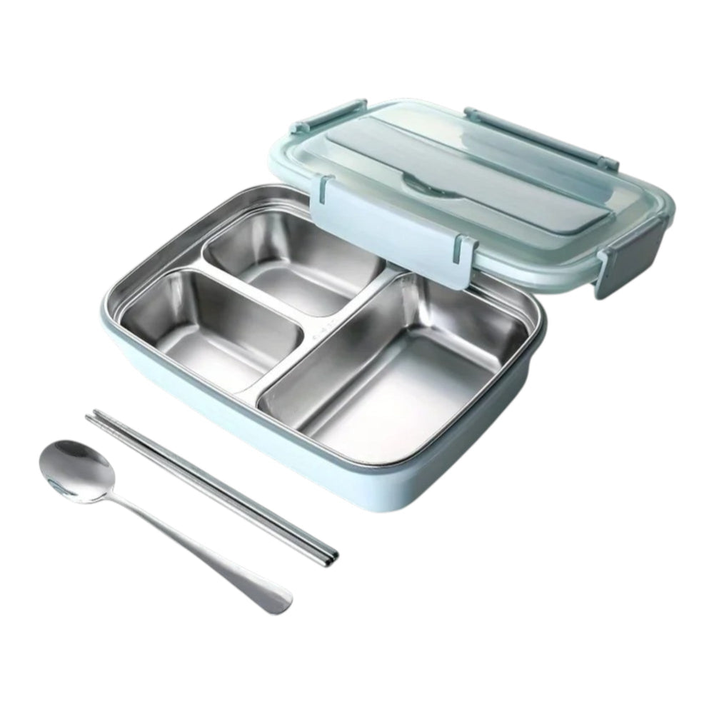 Stalowy Lunchbox Szczelny – Bento Box do Szkoły i Pracy